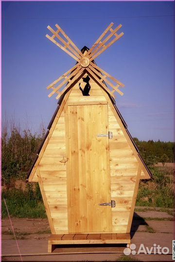 Дачный туалет с установкой BAG338