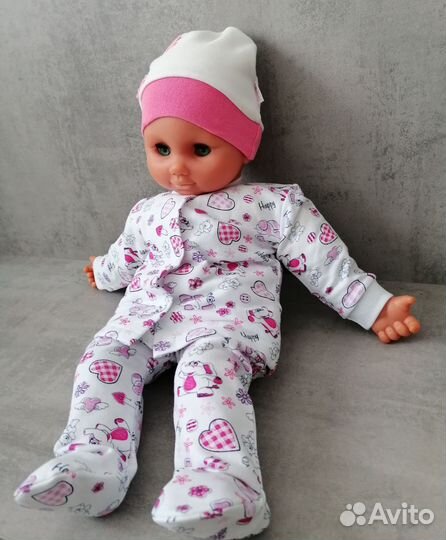 Кукла пупс ГДР. Б/У 55см