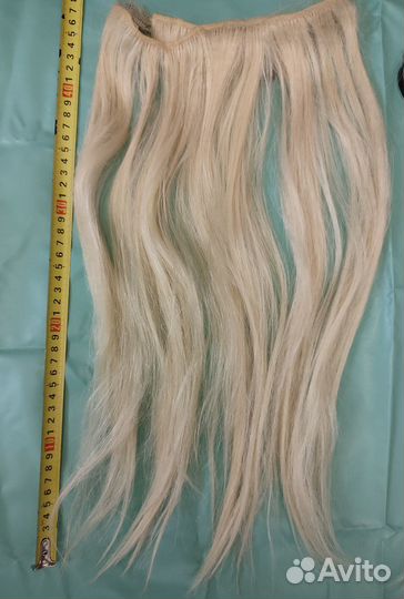 Шиньоны из натур волос и трессы на ленте