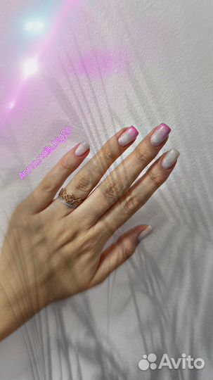 Маникюр с покрытием гель-лак, педикюр