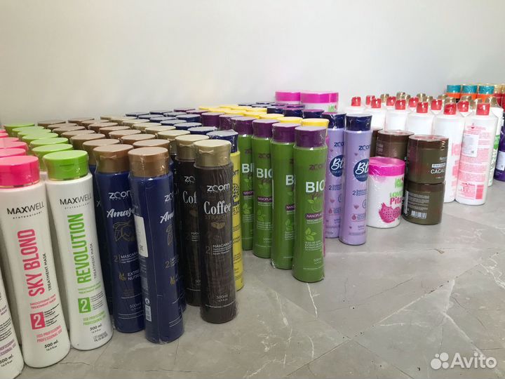 Составы Кератин, ботокс для волос