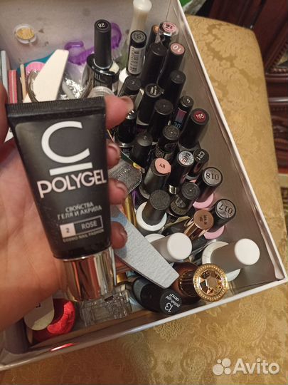 Лампа для ногтей набор