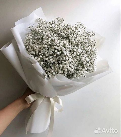 Букеты из гипсофилы