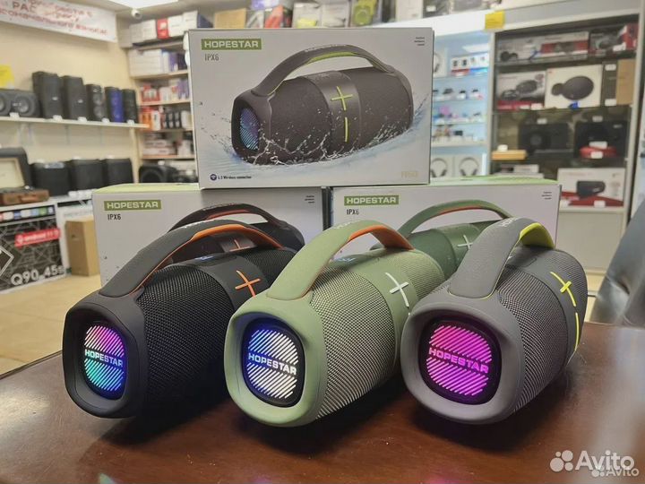 Беспроводная блютус колонка Hopestar, бумбокс