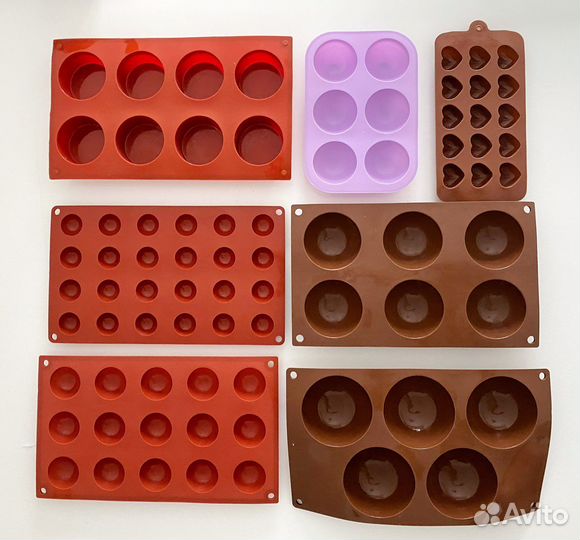 Силиконовые формы для выпечки. Цена за все