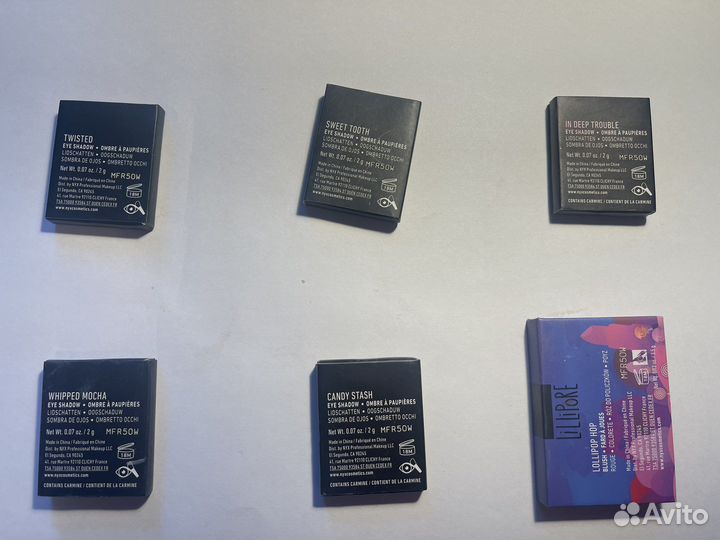 Тени и румяна NYX