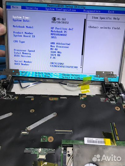 Материнская плата HP DV2-1000 506763-001