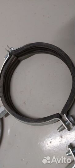 Хомут с резиновым профилем для воздуховода D 110