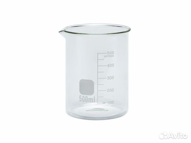 Стакан мерный из боросиликатного стекла
