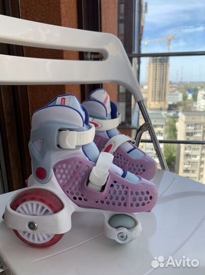 Ролики роликовые коньки детские раздвижные