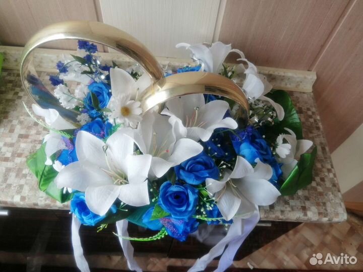 Свадебные кольца на автомобили