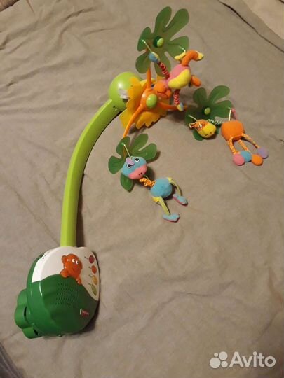 Мобиль на кроватку Tiny love с пультом, и ночником