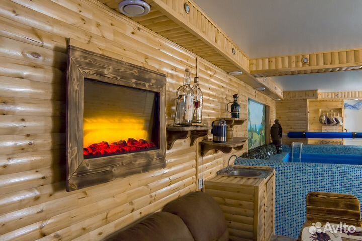 Уютная сауна В домашнем стиле