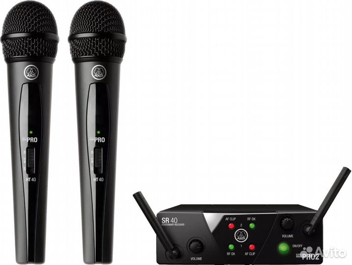 AKG WMS 40 Mini2 dual Vocal Set US25B/D