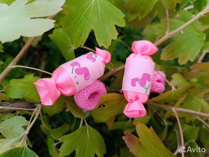 Резинки для волос ручной работы