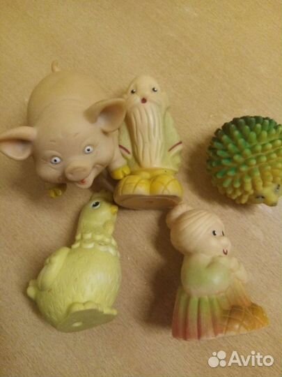 Резиновые игрушки СССР