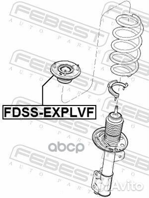 Опора амортизатора ford explorer 2011- fdss-explvf