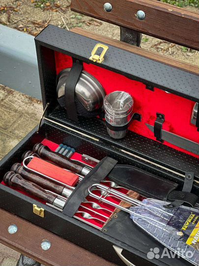 Шашлычный набор в кейсе