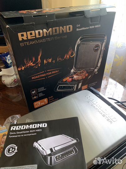 Электрогриль redmond 3 в 1 SteakMaster RGM-M805