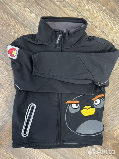 Куртка для мальчика softshell софтшел Angry birds