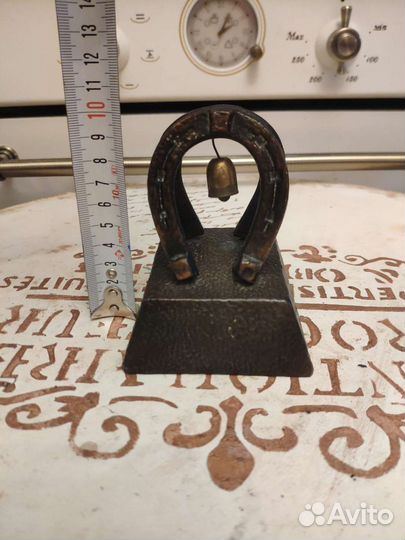 Подкова сувенир латунь