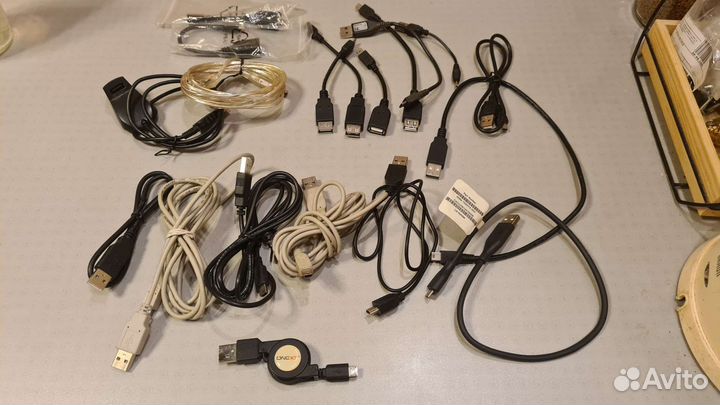 Кабеля USB, соединители, удлинители