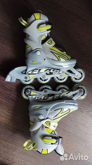 Роликовые коньки детские раздвижные 30-33 Larsen