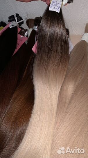Волосы для наращивания блонд