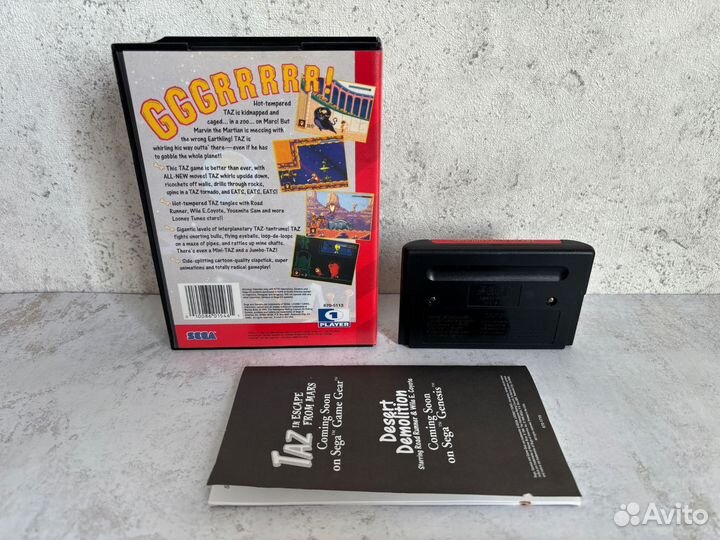 Taz in Escape From Mars Лицензия