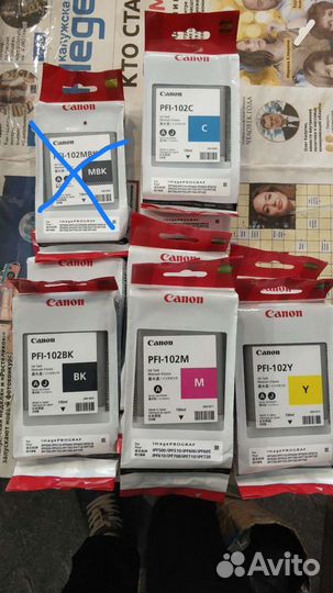 Картридж для плоттера Canon IPF, цена за штуку