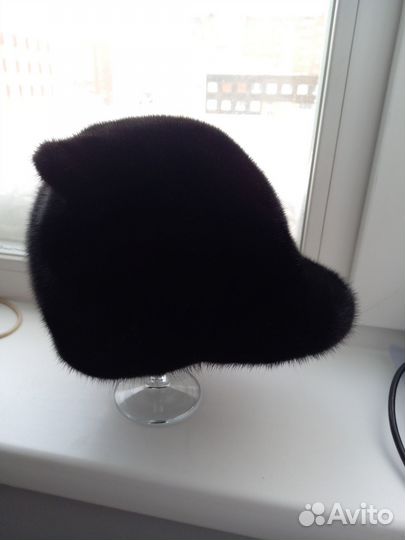 Норковая кепка, (шапка) с ушками