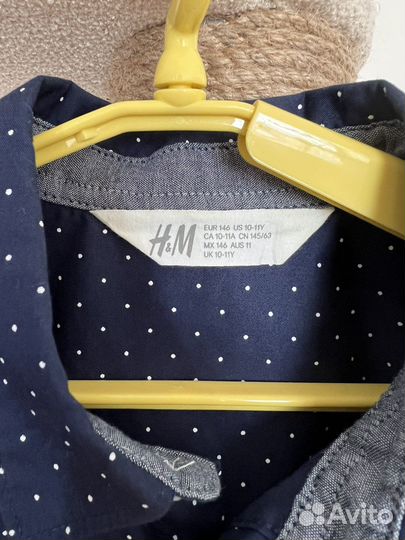 Детская рубаха H&M 10-11 лет