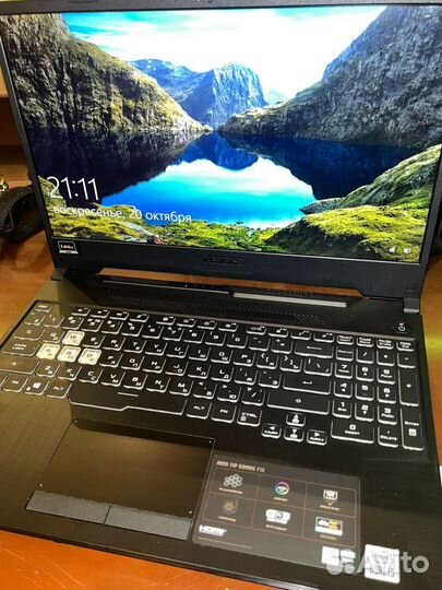 Ноутбук asus tuf gaming f15 как новый, торг