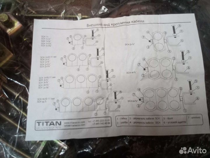 Зажим шлейфовый Titan