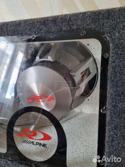 Сабвуфер Alpine swr 1242d
