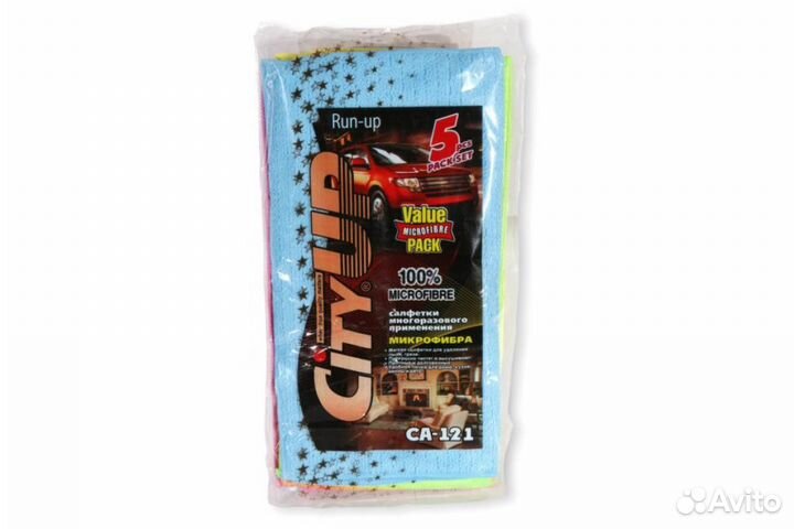 Салфетки из микрофибры для уборки 30х30 (City UP)