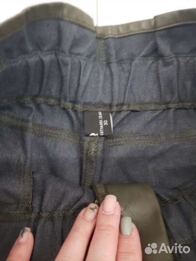 Женские шорты из экокожи