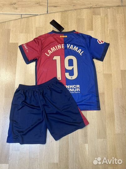 Детская футбольная форма Барселона Ламин Ямаль