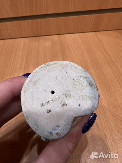 Олимпийский Мишка 1980 фарфор/гжель