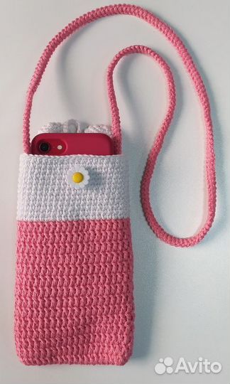 Чехол для смартфона вязаный