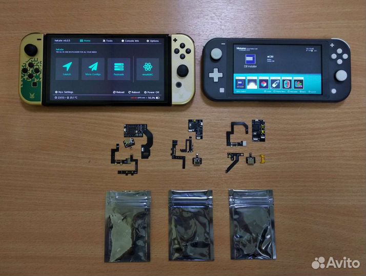 Switch чип Picofly RP2040, микросхемы