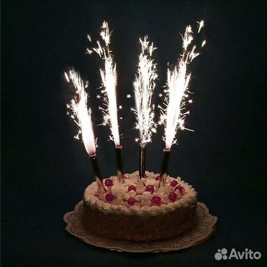 Фонтан пиротехнический настольный 4 шт/1 уп