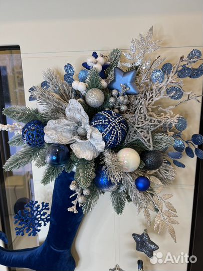 Новогодний декор, рождественский сапожок