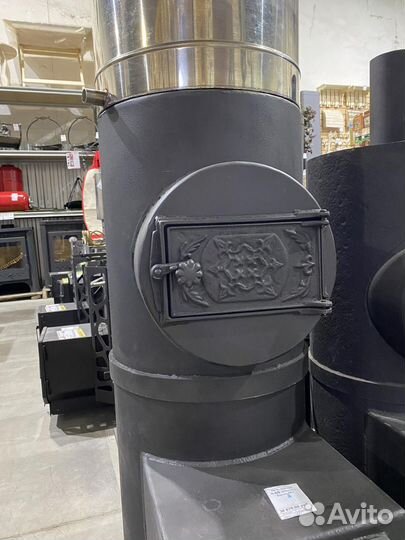 Печь для бани из трубы 426 мм