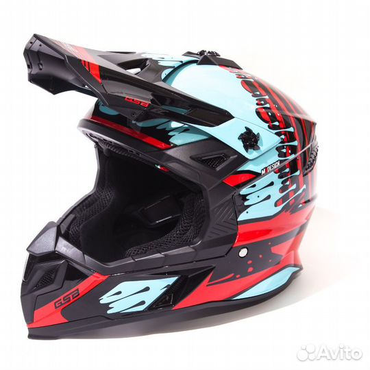 Шлем XP-20 grey/RED, L