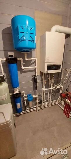 Монтаж отопления, сантехники, электрики