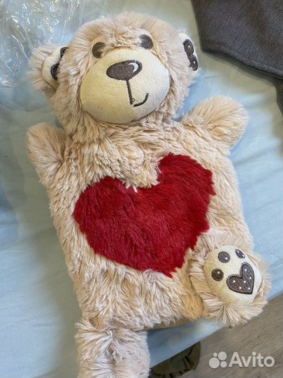 Плюшевый медведь грелка