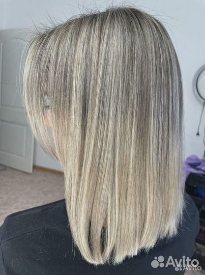 Окрашивание волос в один тон