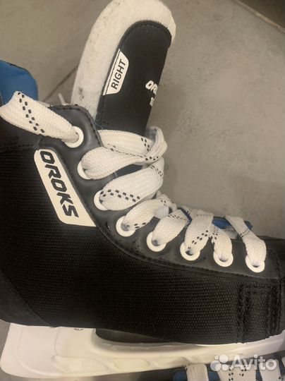 Коньки хоккейные детские 34 размер