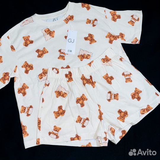 Пижама Gloria Jeans женская хлопок с мишками